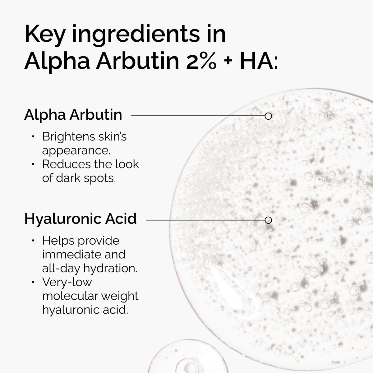 Alpha Arbutin + HA Targeted Serum Care I2