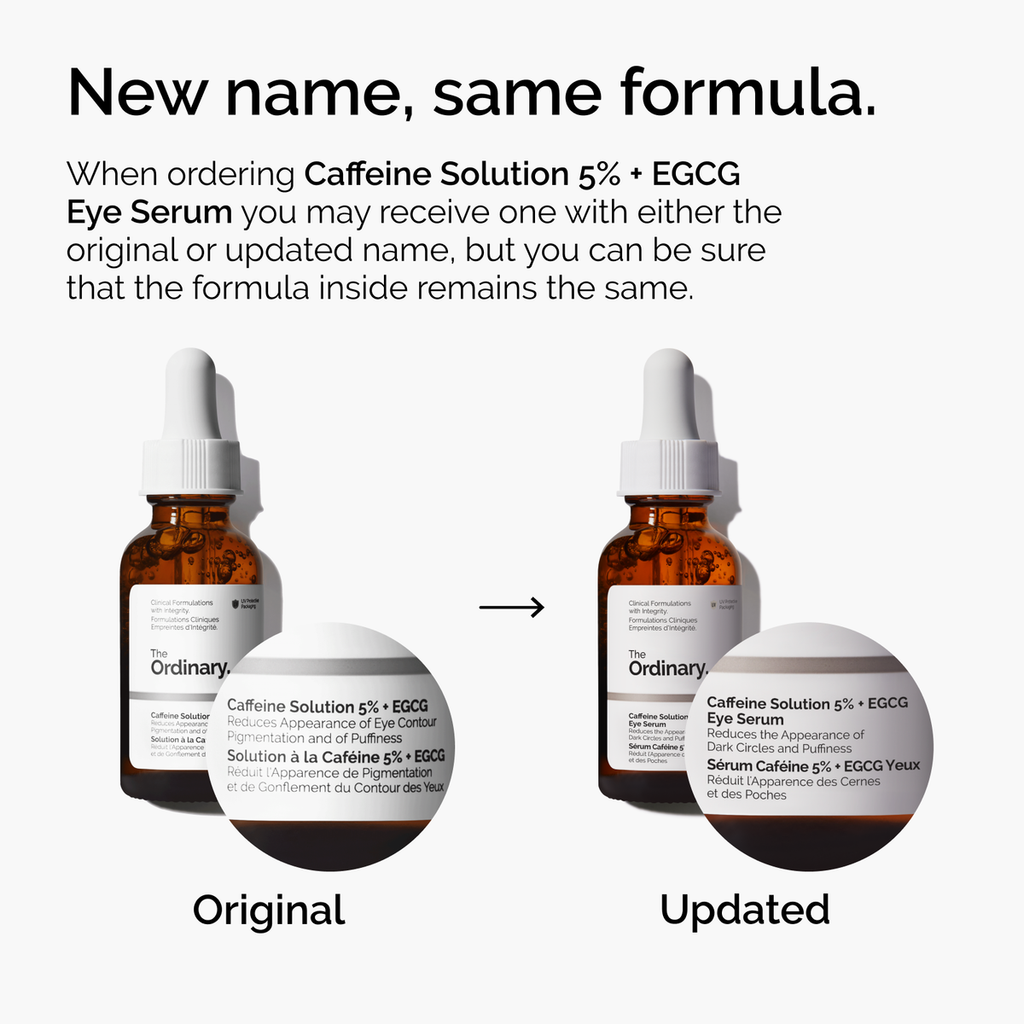 Caffeine Solution + EGCG Eye Serum Targeted Eye Support U3