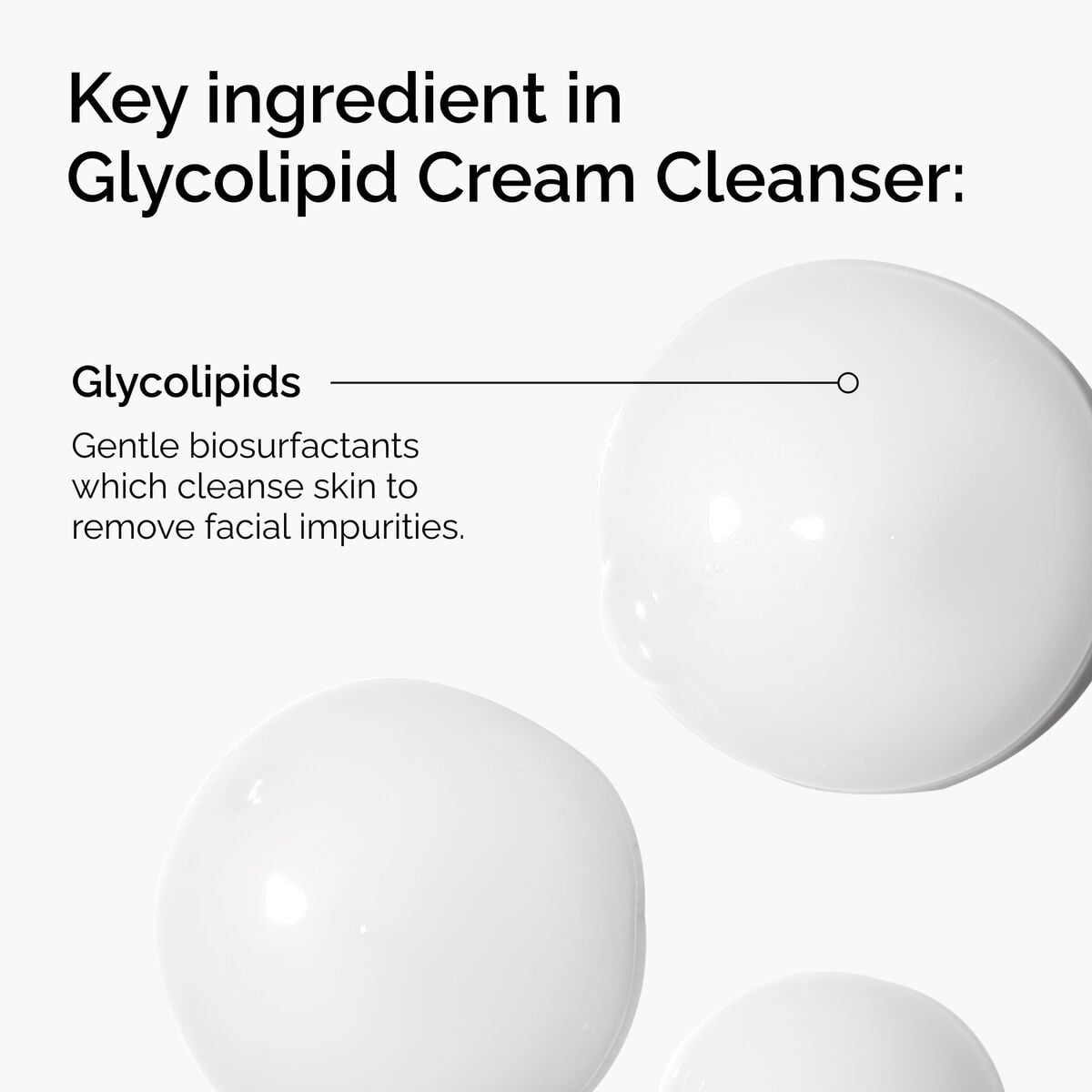 Glycolipid Cream Cleanser Gentle Cleansing Care R1