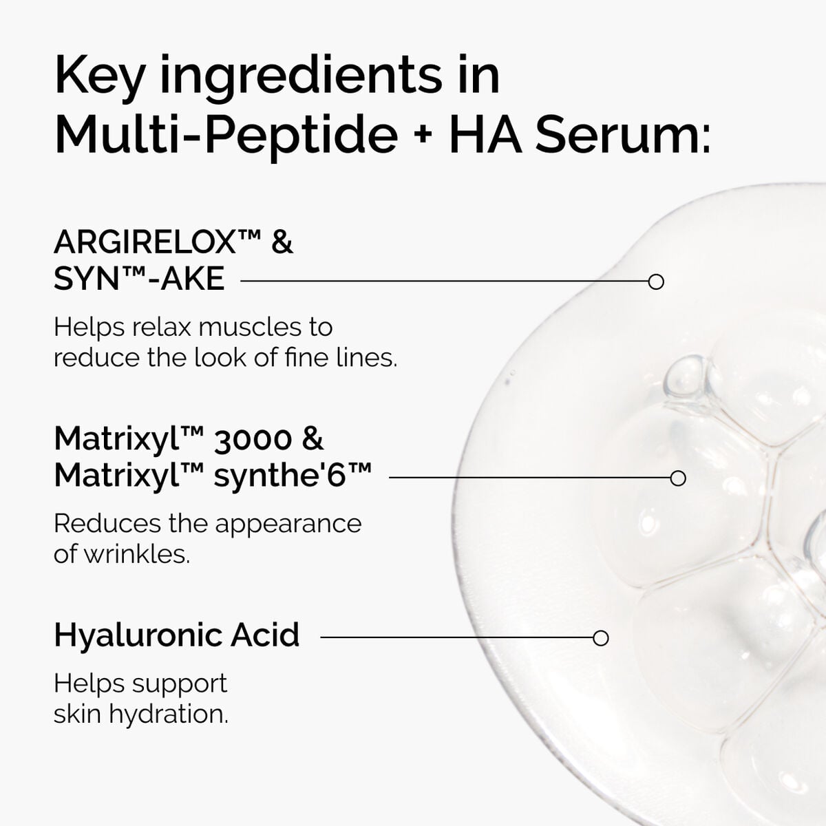 Multi-Peptide + HA Serum Targeted Serum Care A9