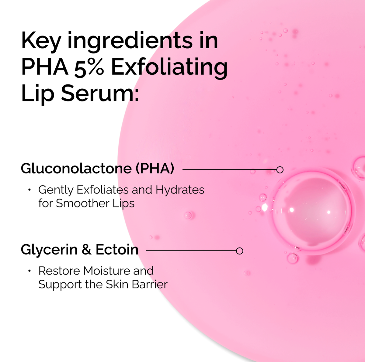 PHA Exfoliating Lip Serum Daily Treatment Ritual K7