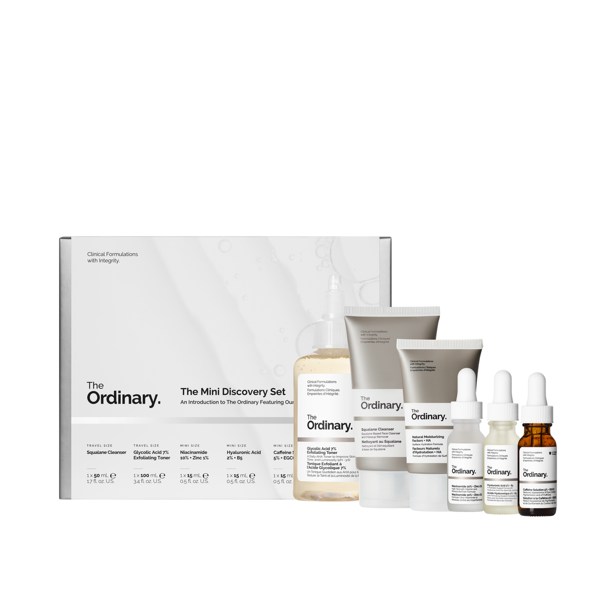 The Mini Discovery Set Curated Care Set F4
